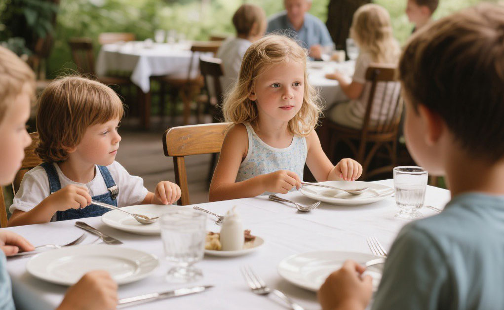 自然餐桌礼仪课